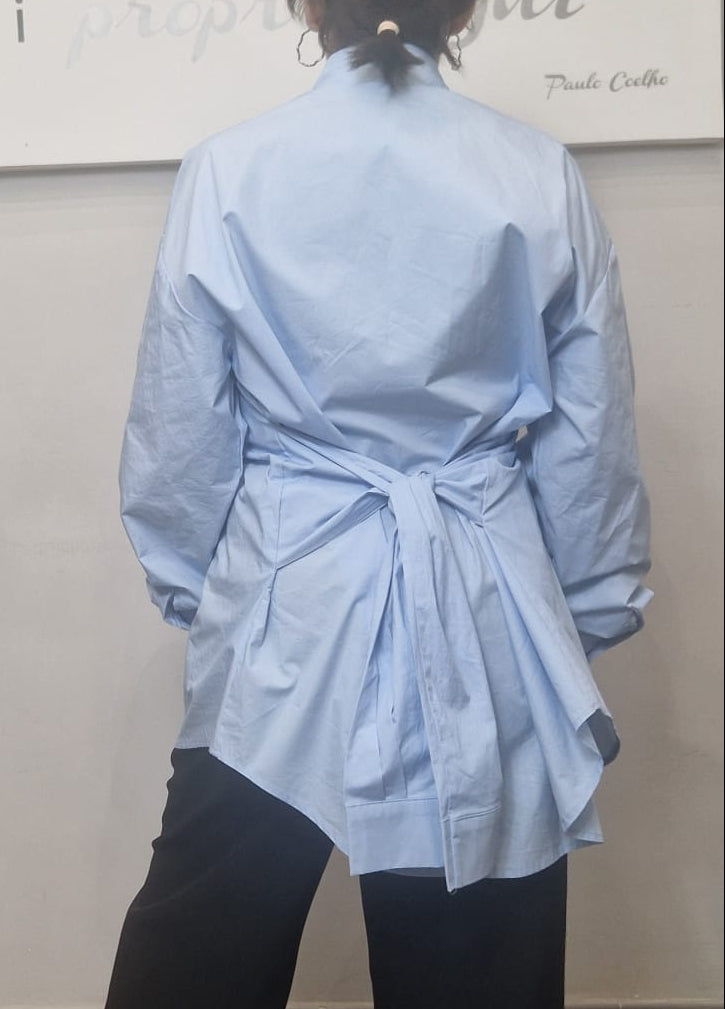 Camicia Over Cinturata