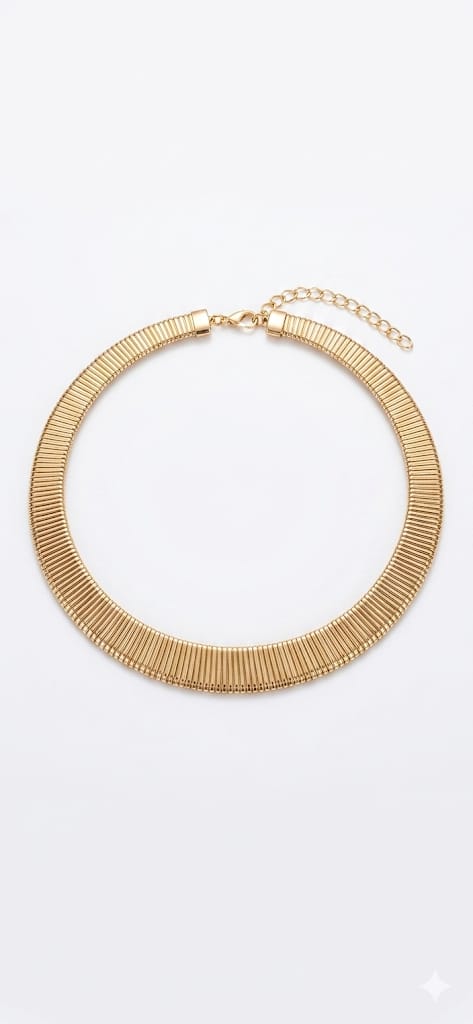 Collier a filo disponibile in oro e argento