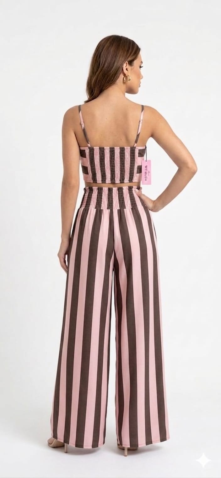 Coordinato a Righe Boho-Chic - vari colori