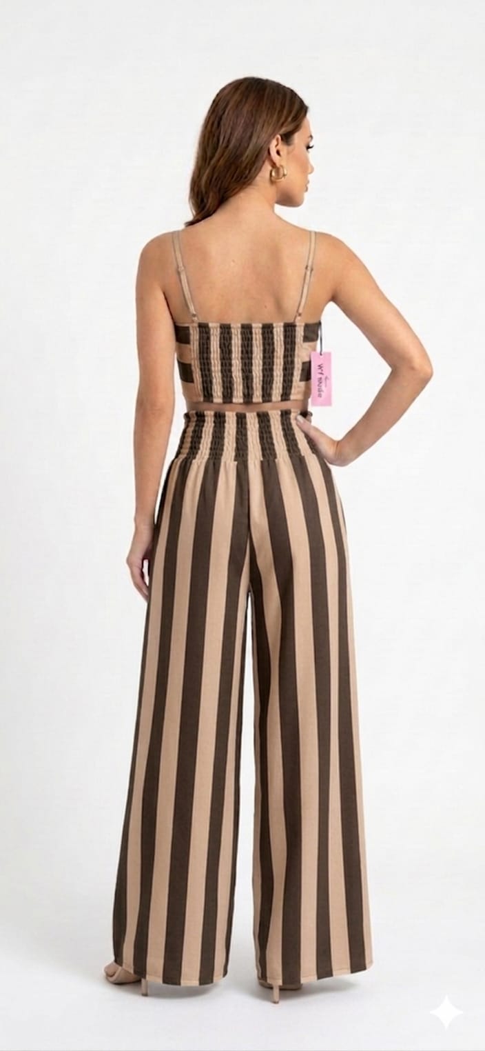 Coordinato a Righe Boho-Chic - vari colori