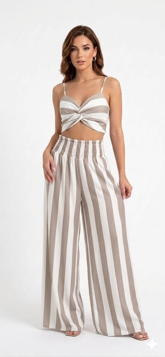 Coordinato a Righe Boho-Chic - vari colori